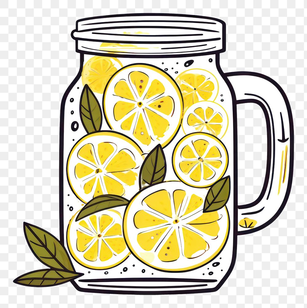 PNG Jug of lemonade fruit drink plant.
