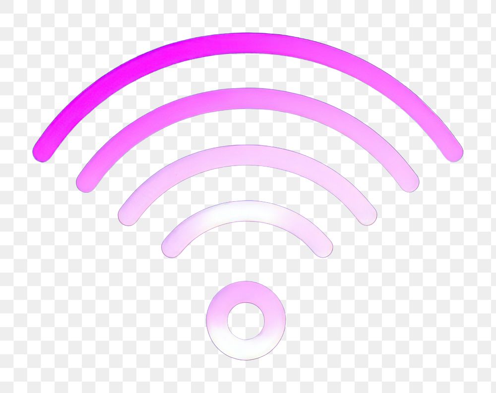 PNG Wifi icon purple light night.