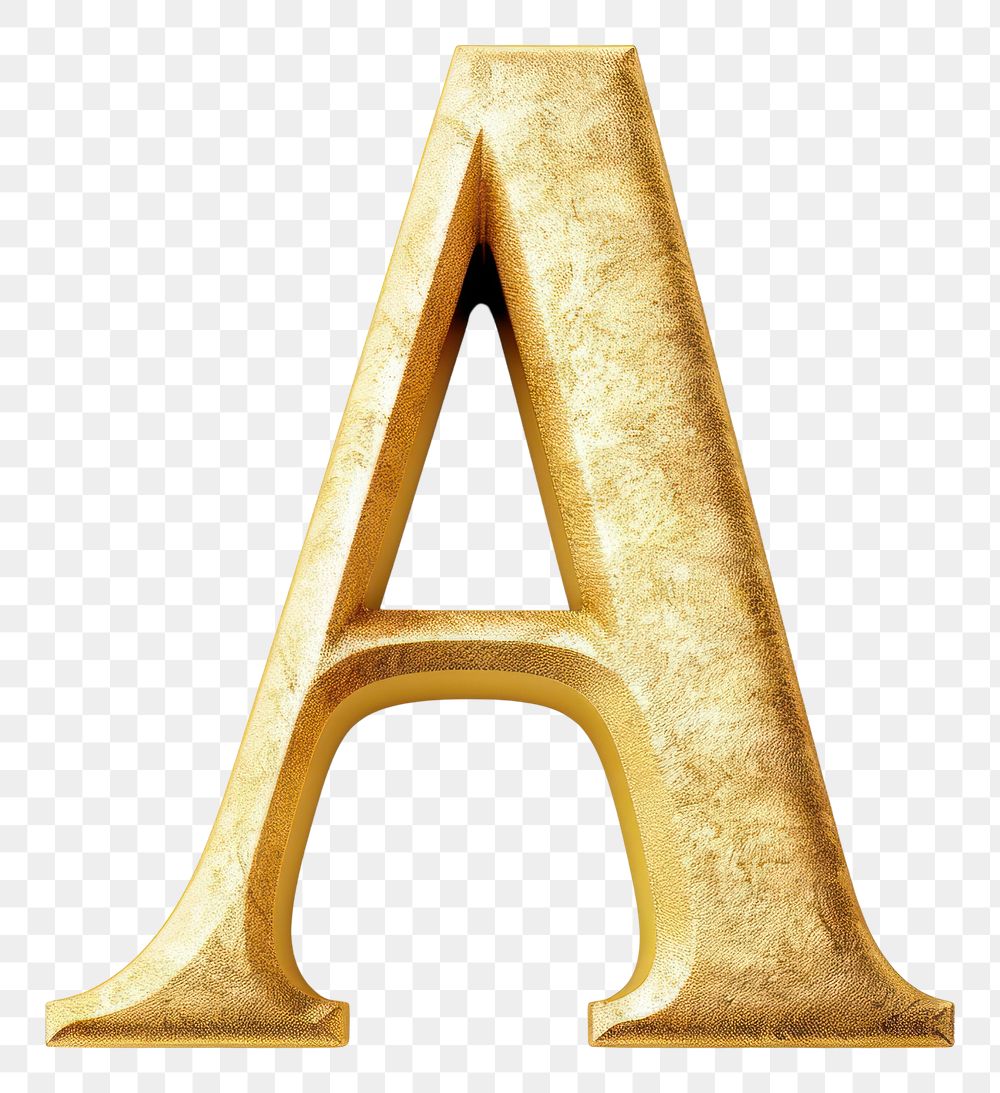 PNG Golden alphabet A letter text white background pattern.