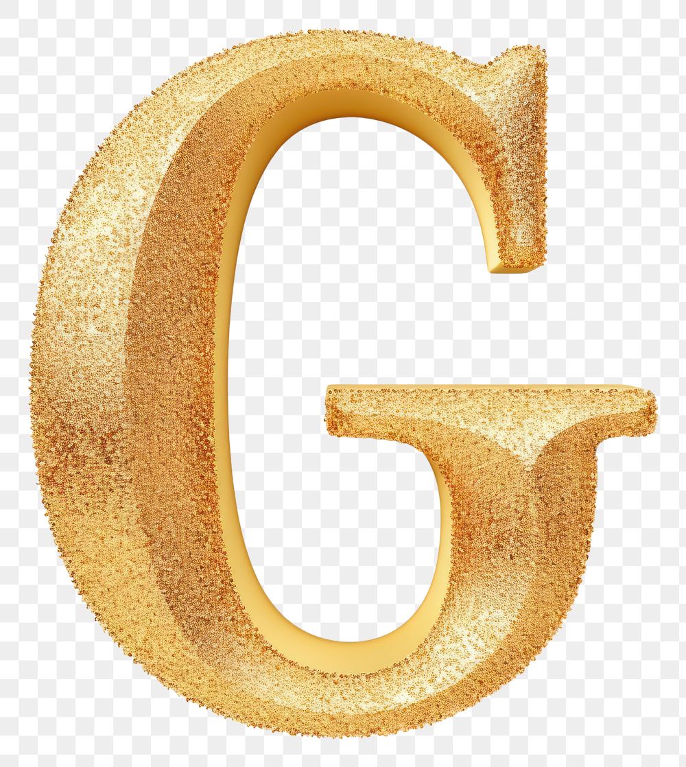 PNG Golden alphabet G letter text white background pattern.