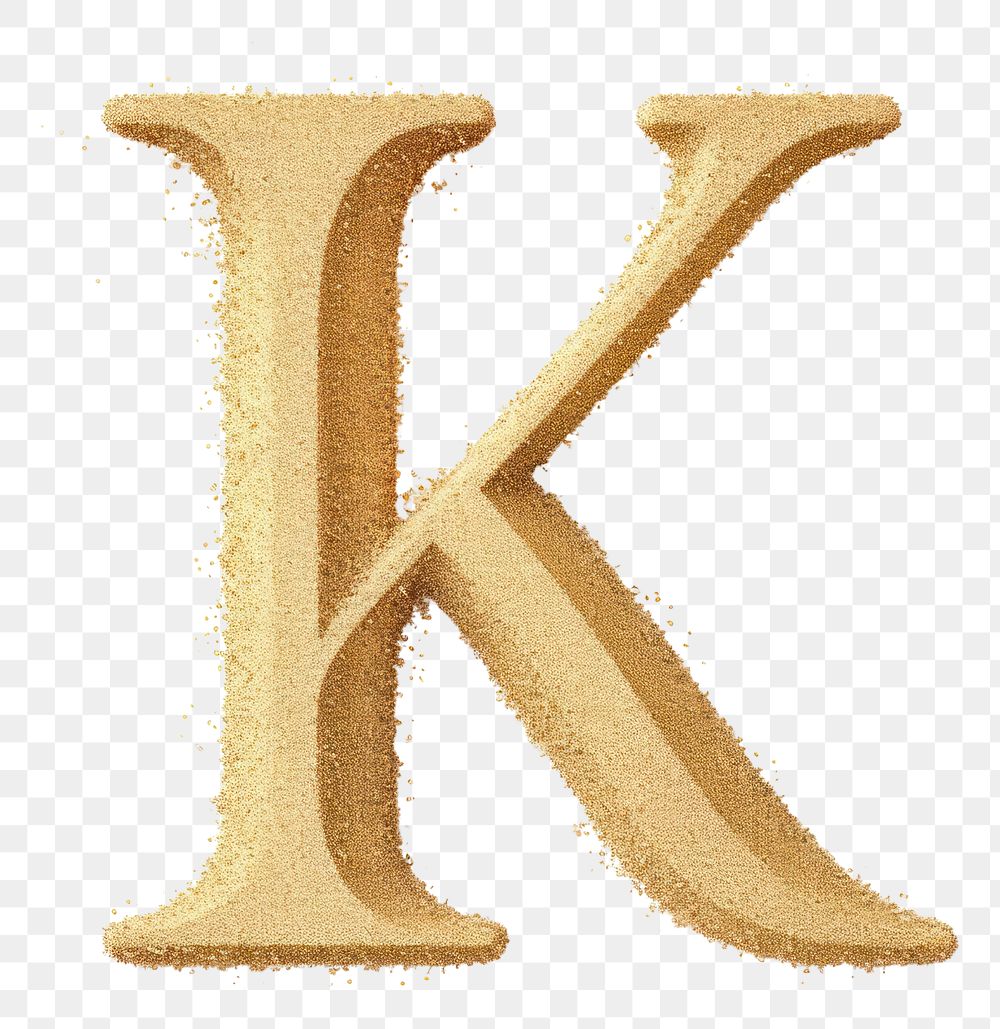PNG Golden alphabet K letter text white background simplicity.