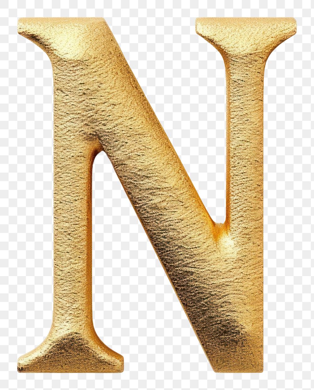 PNG Golden alphabet N letter text white background pattern.