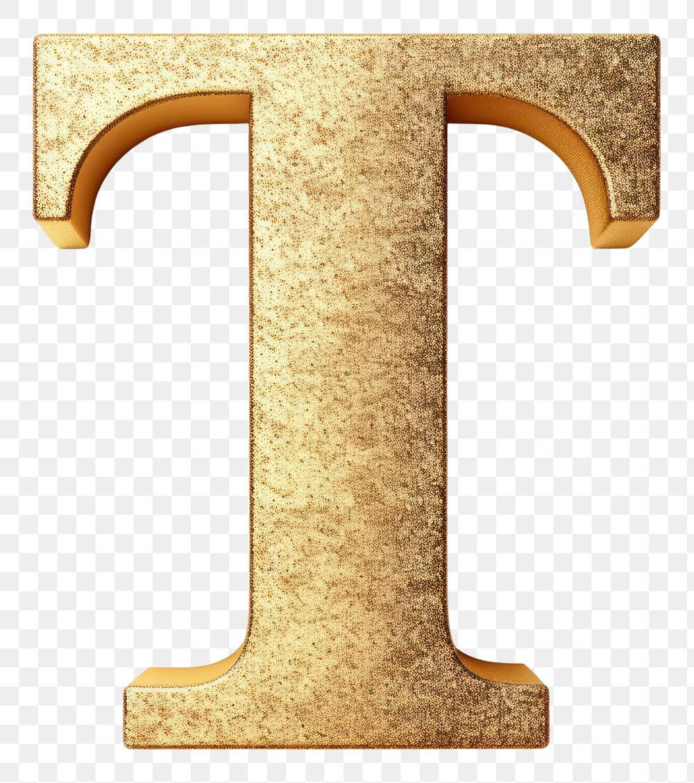 PNG Golden alphabet T letter text white background symbol.