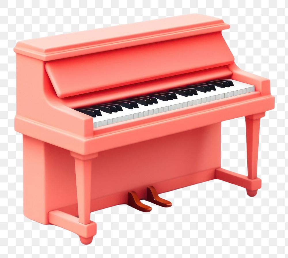 PNG Plasticine of piano keyboard harpsichord performance.