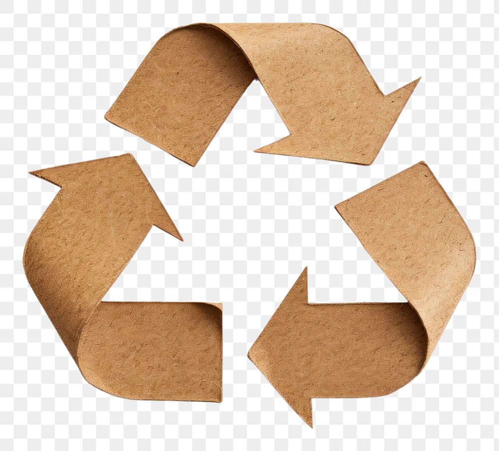 PNG Cardboard container recycling circle.