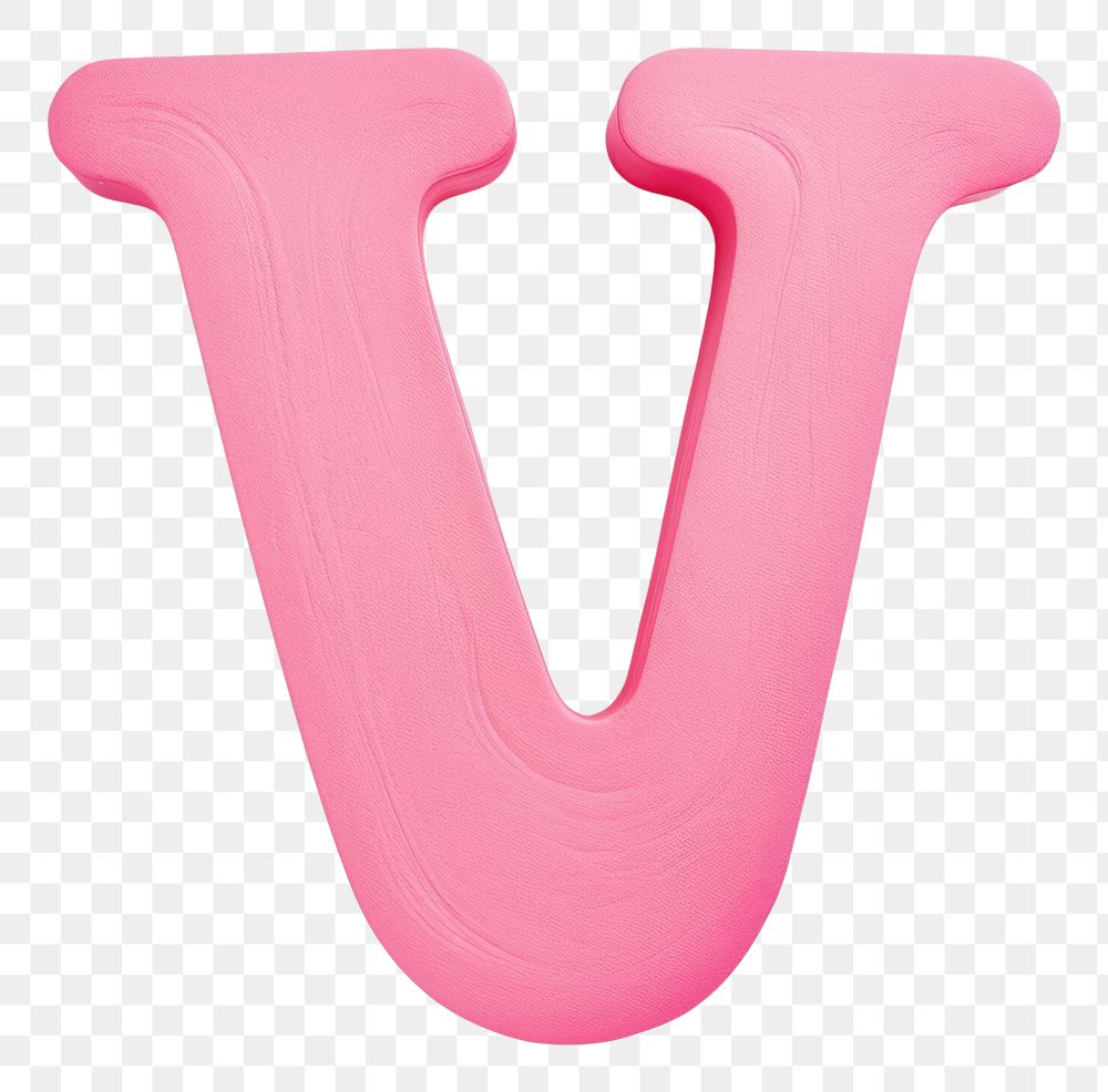PNG Plasticine letter W text pink white background.