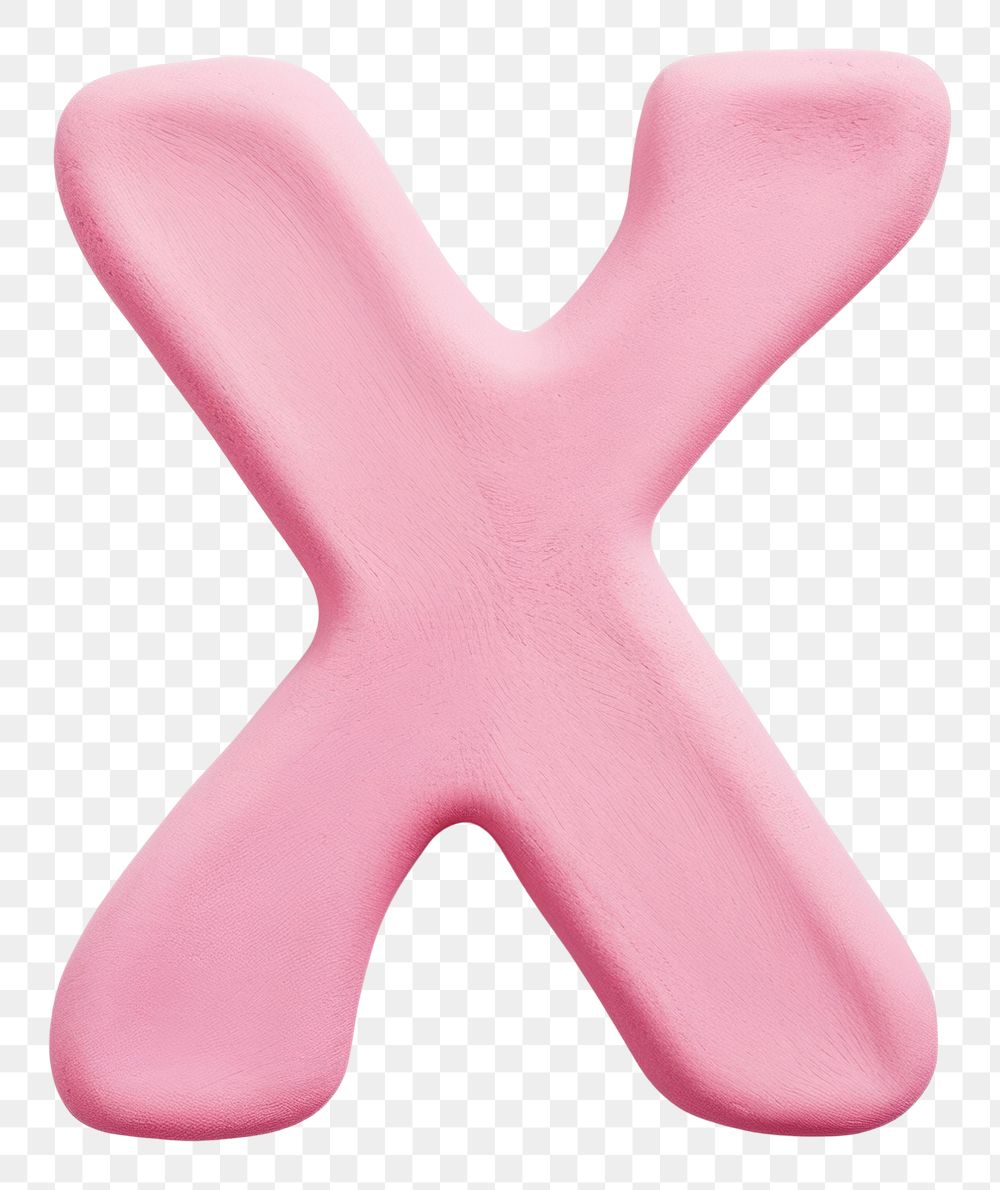 PNG Letter X pink white background confectionery.