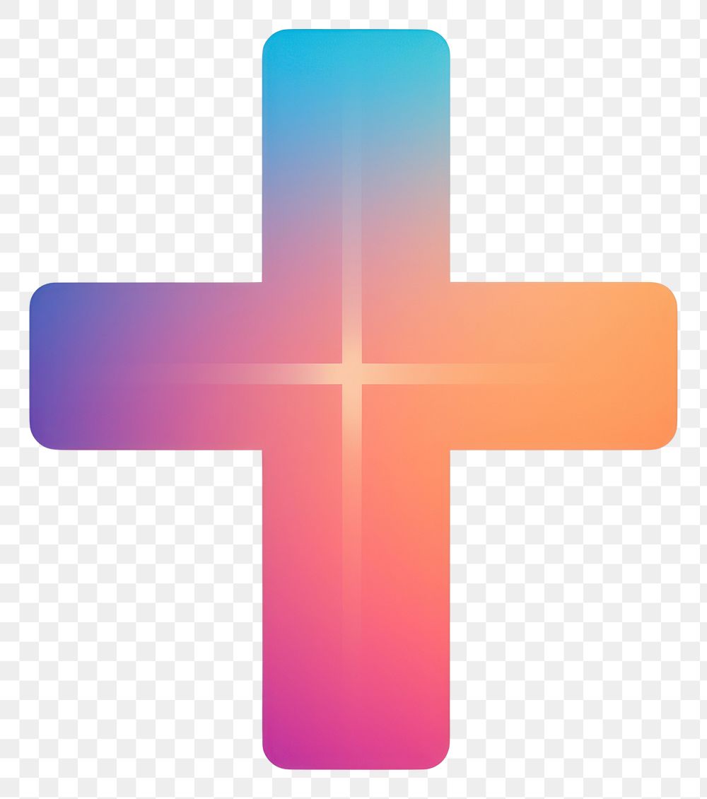 PNG Cross shape symbol white background spirituality.