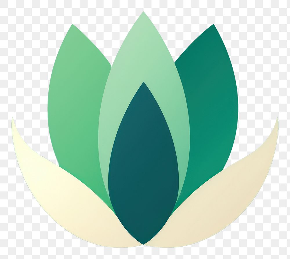 PNG Flower petal green logo proteales.