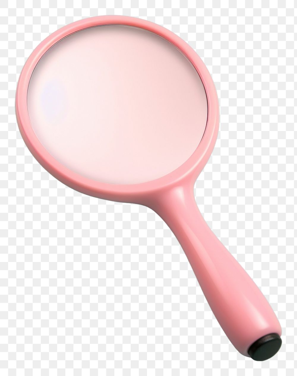PNG Hand mirror magnifying appliance circle.