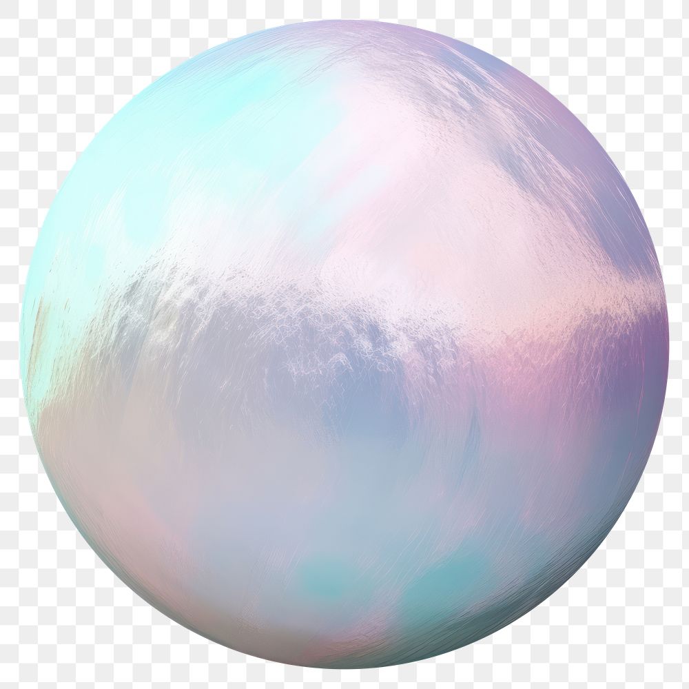 PNG Full moon iridescent sphere space white background.