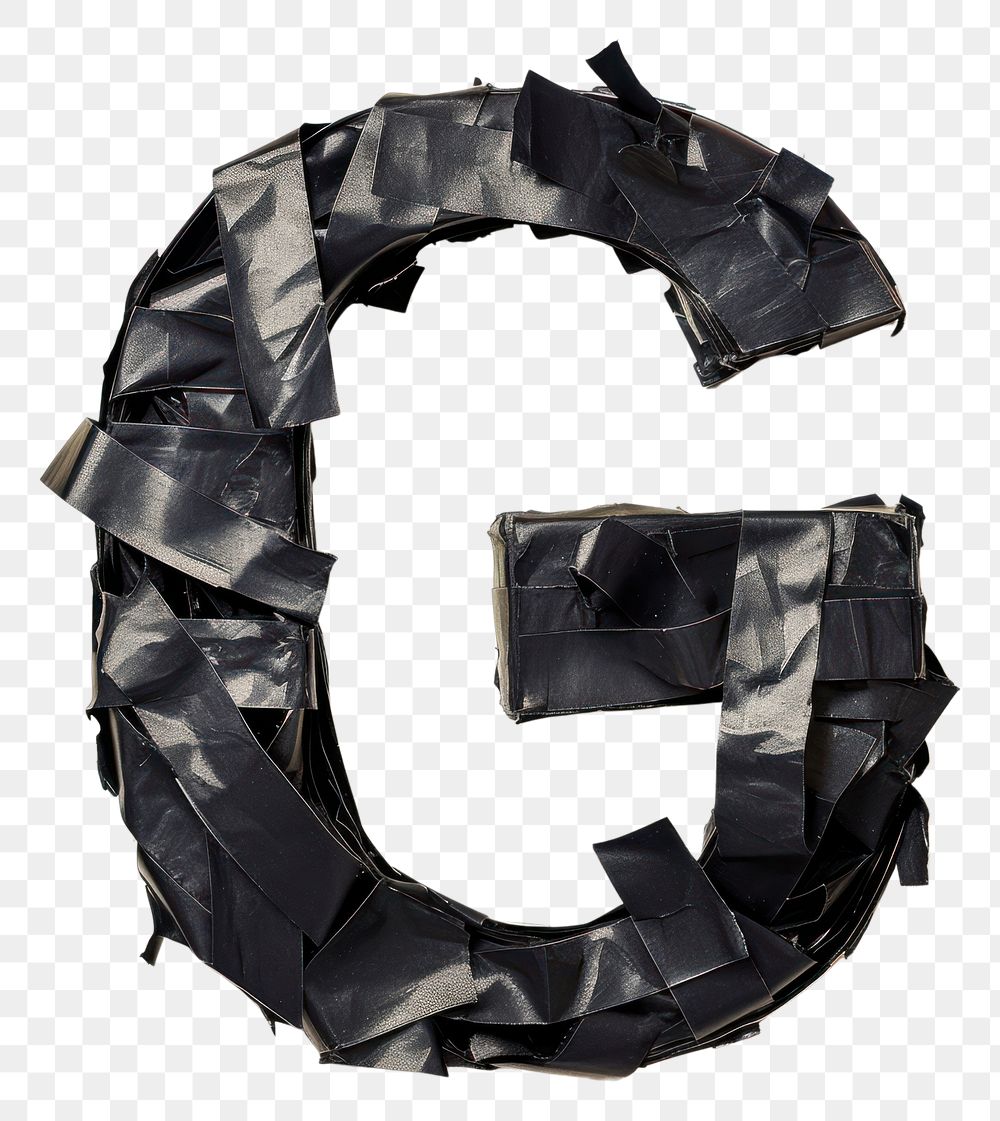 PNG Tape letters G black accessories accessory.