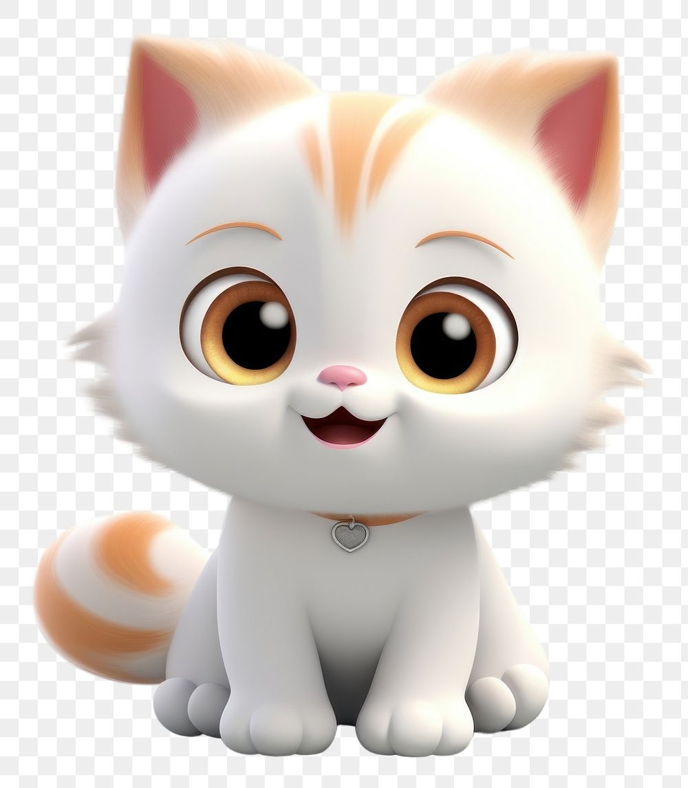 PNG Cute baby cat background cartoon mammal animal
