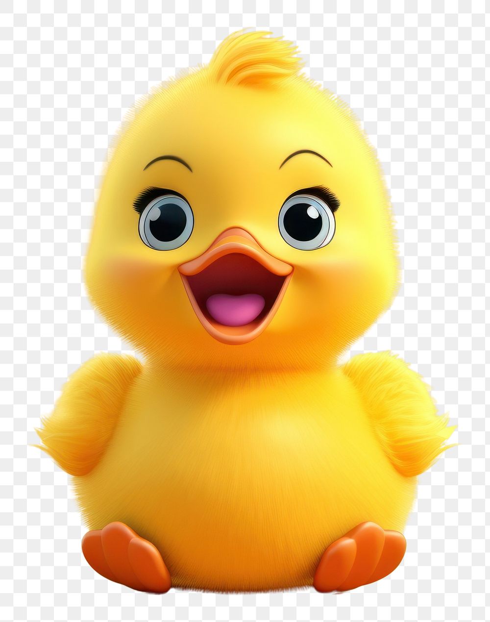PNG Cute baby duck background cartoon toy anthropomorphic.