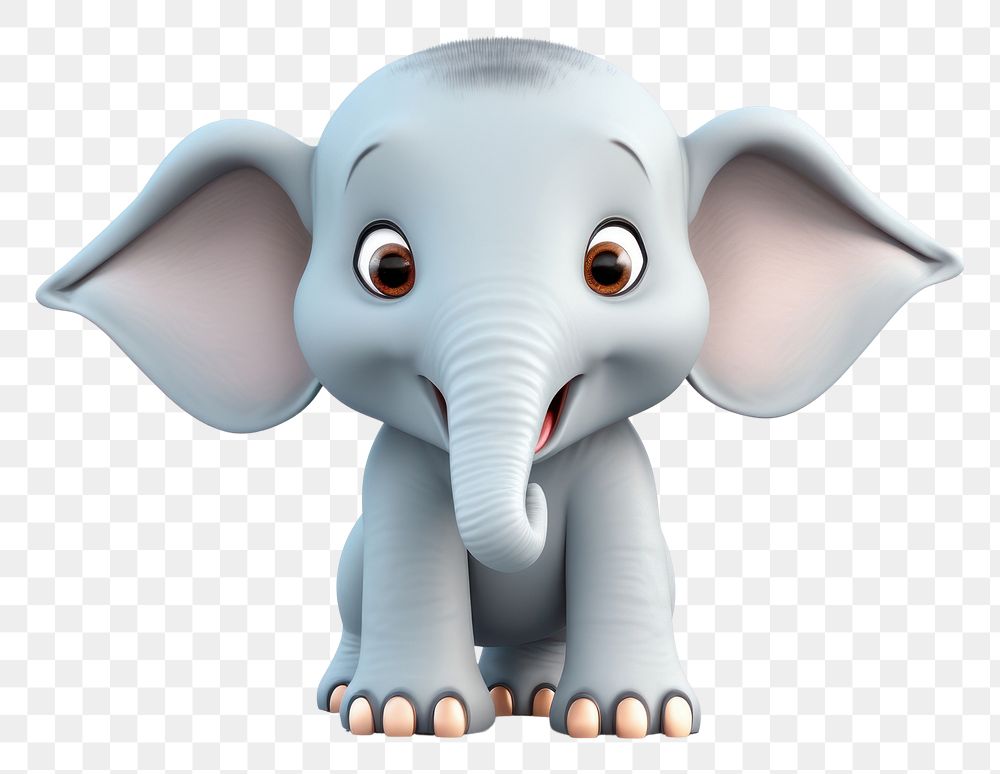PNG Cute baby elephant background wildlife cartoon mammal.