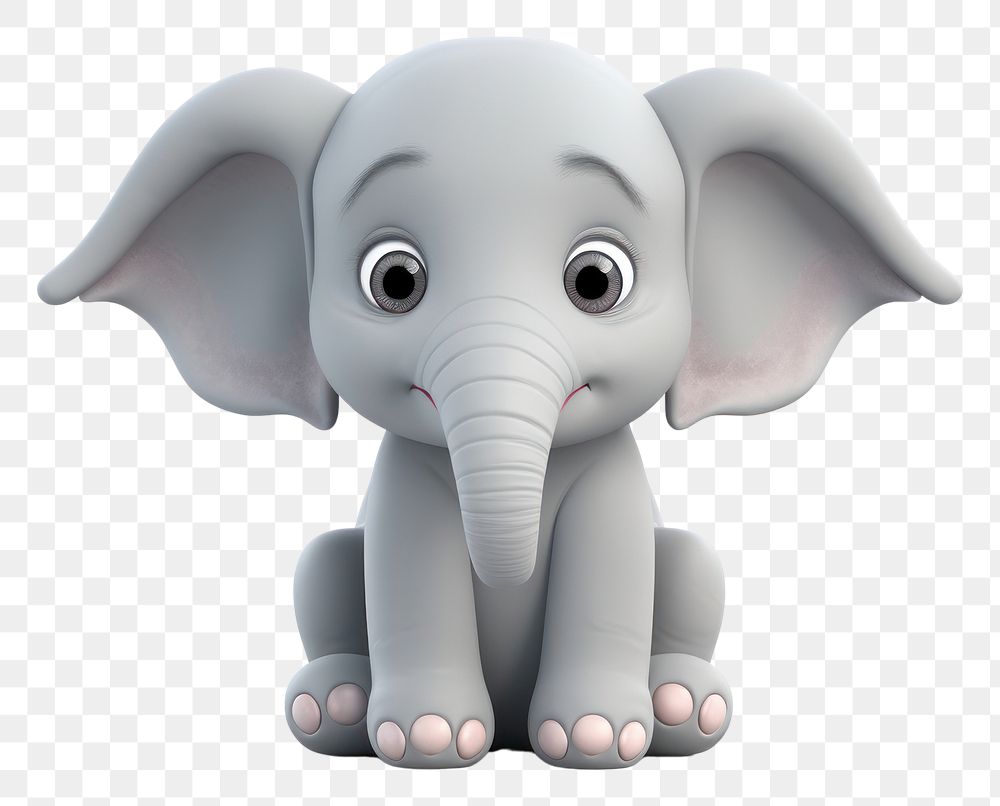 PNG Cute baby elephant background wildlife cartoon animal