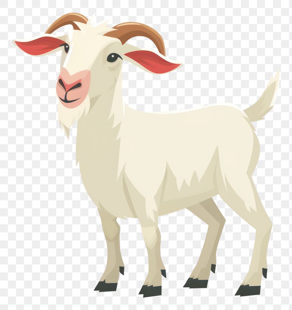 PNG Goat animal livestock cartoon.