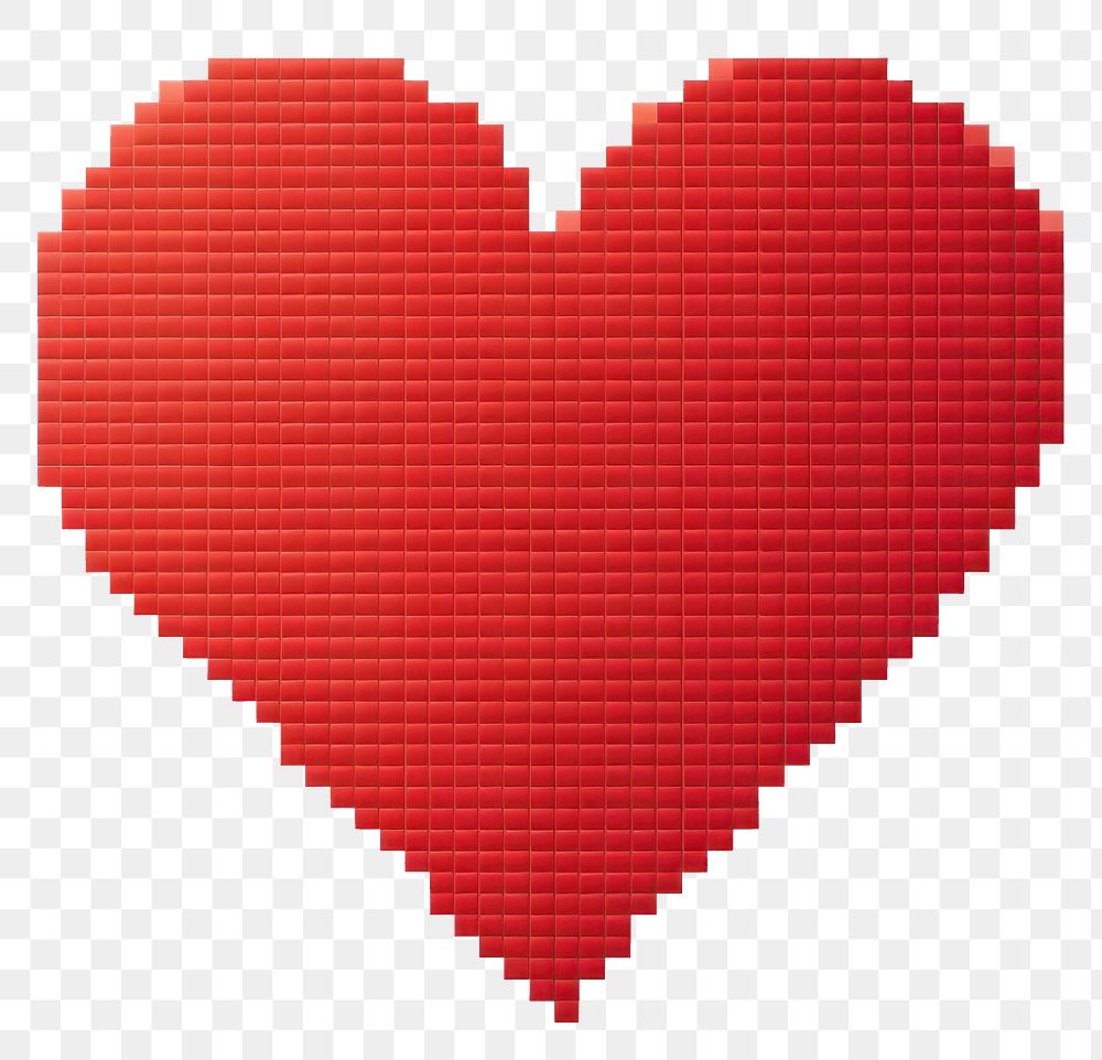 PNG  Cross stitch red heart backgrounds creativity pattern.