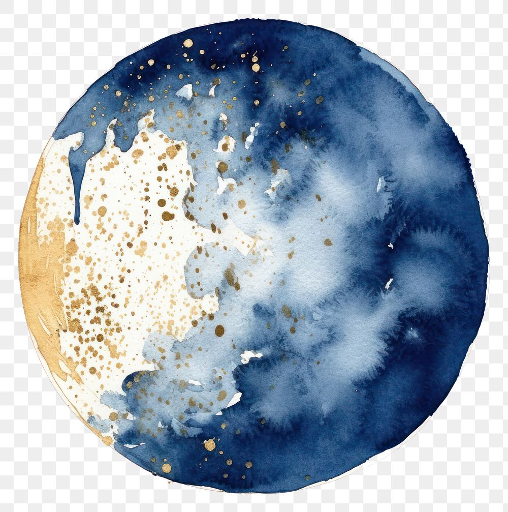 PNG Indigo full moon astronomy planet space.
