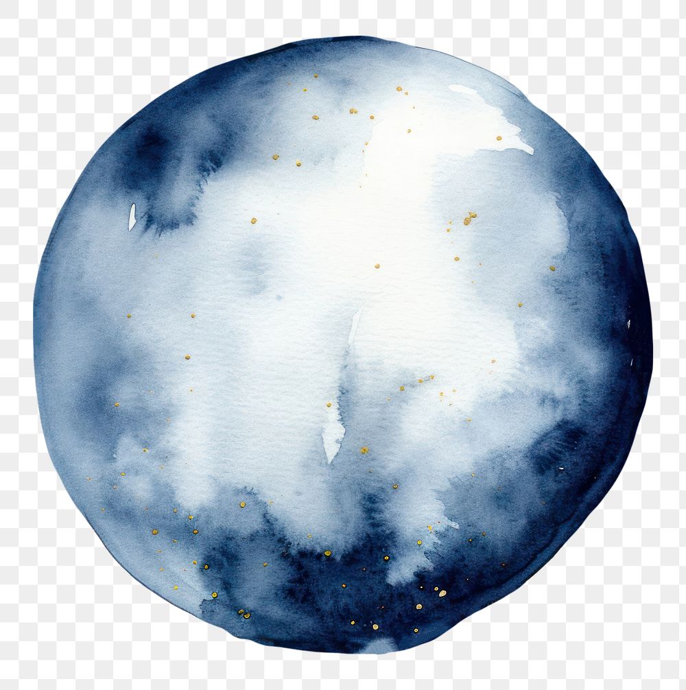 PNG Indigo full moon astronomy planet space.