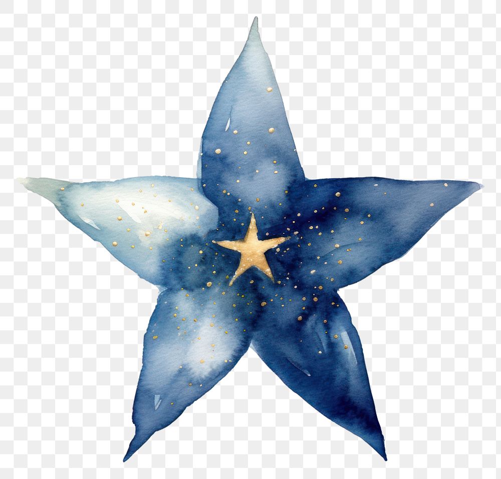 PNG Indigo star shape symbol white background astronomy.