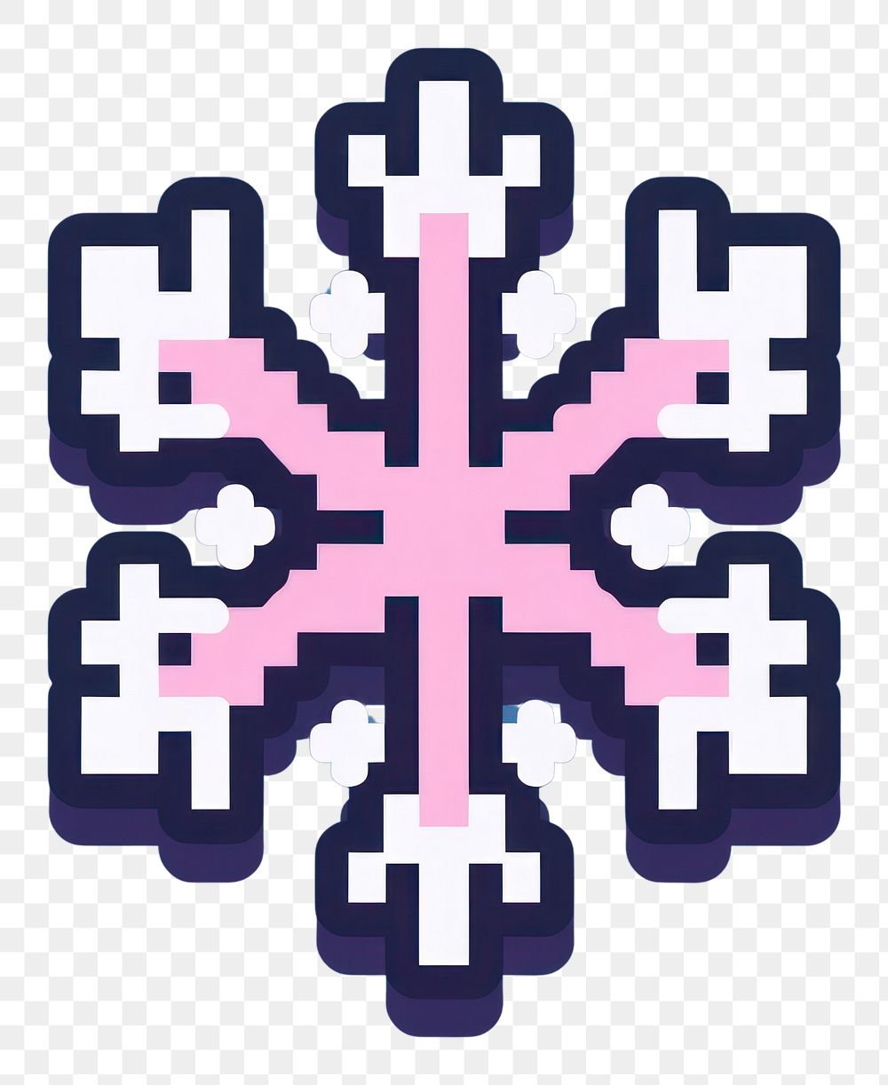 PNG Snowflake pixel shape creativity scoreboard.