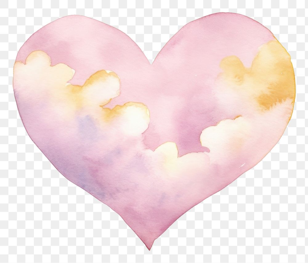 PNG Heart backgrounds painting cloud.