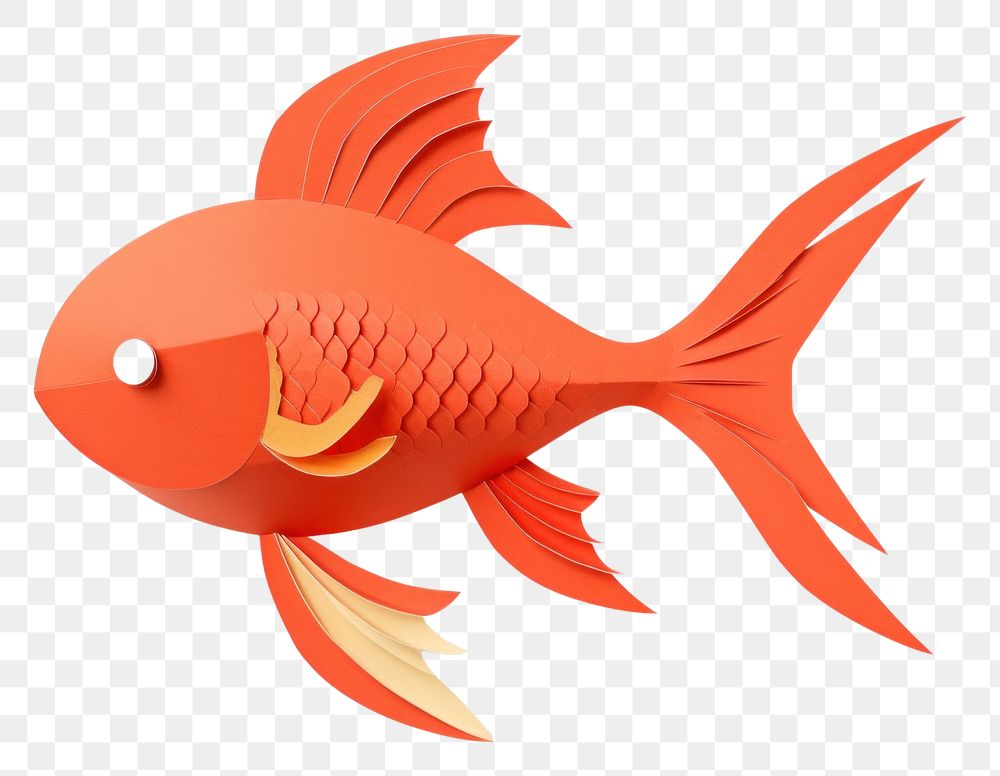 PNG Goldfish animal representation creativity.
