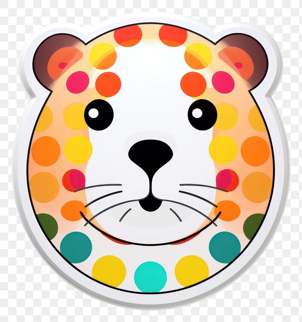 PNG Hamster pattern sticker mammal.