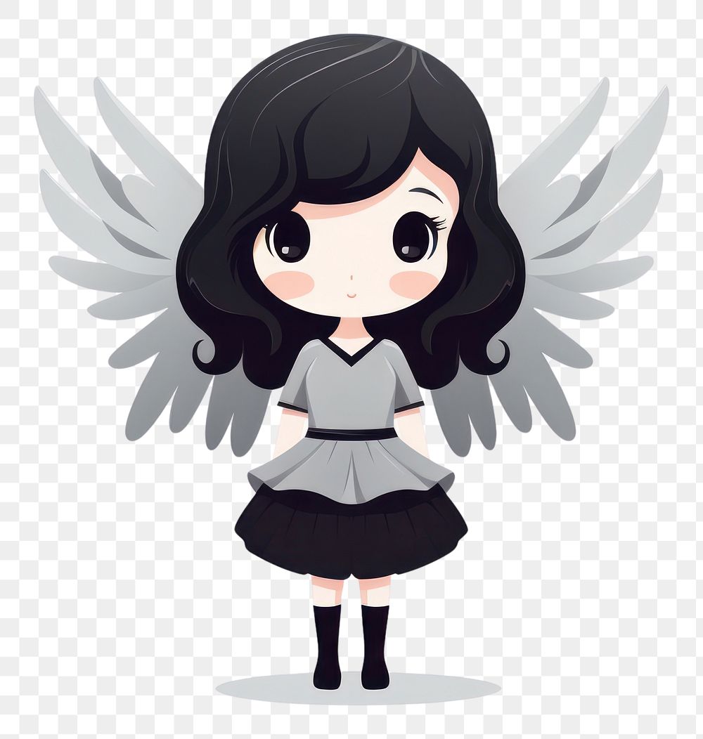 PNG Angel anime representation publication.