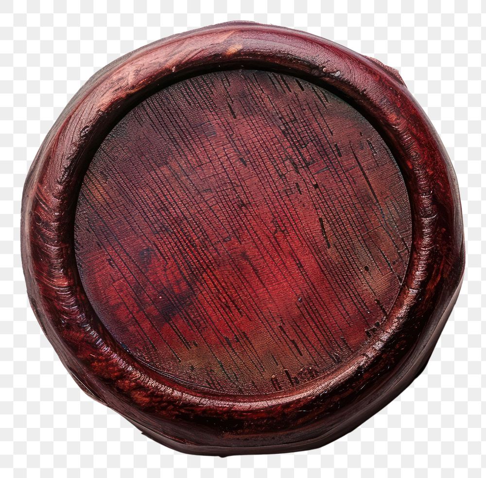 PNG Circle barrel shape brown.