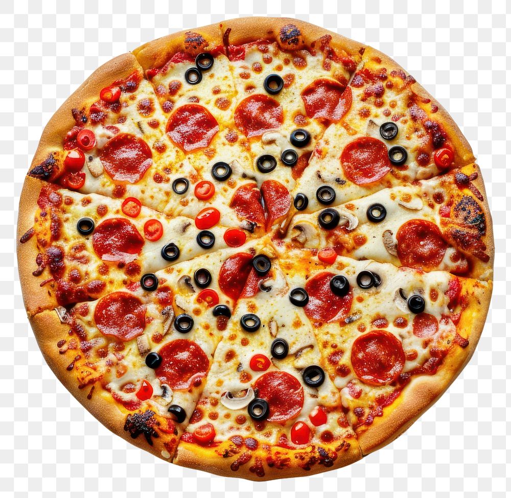 PNG Pizza food pepperoni vegetable