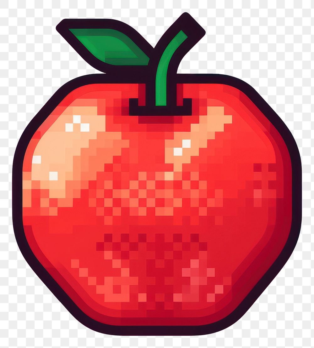PNG Tomato fruit pixel apple plant food.