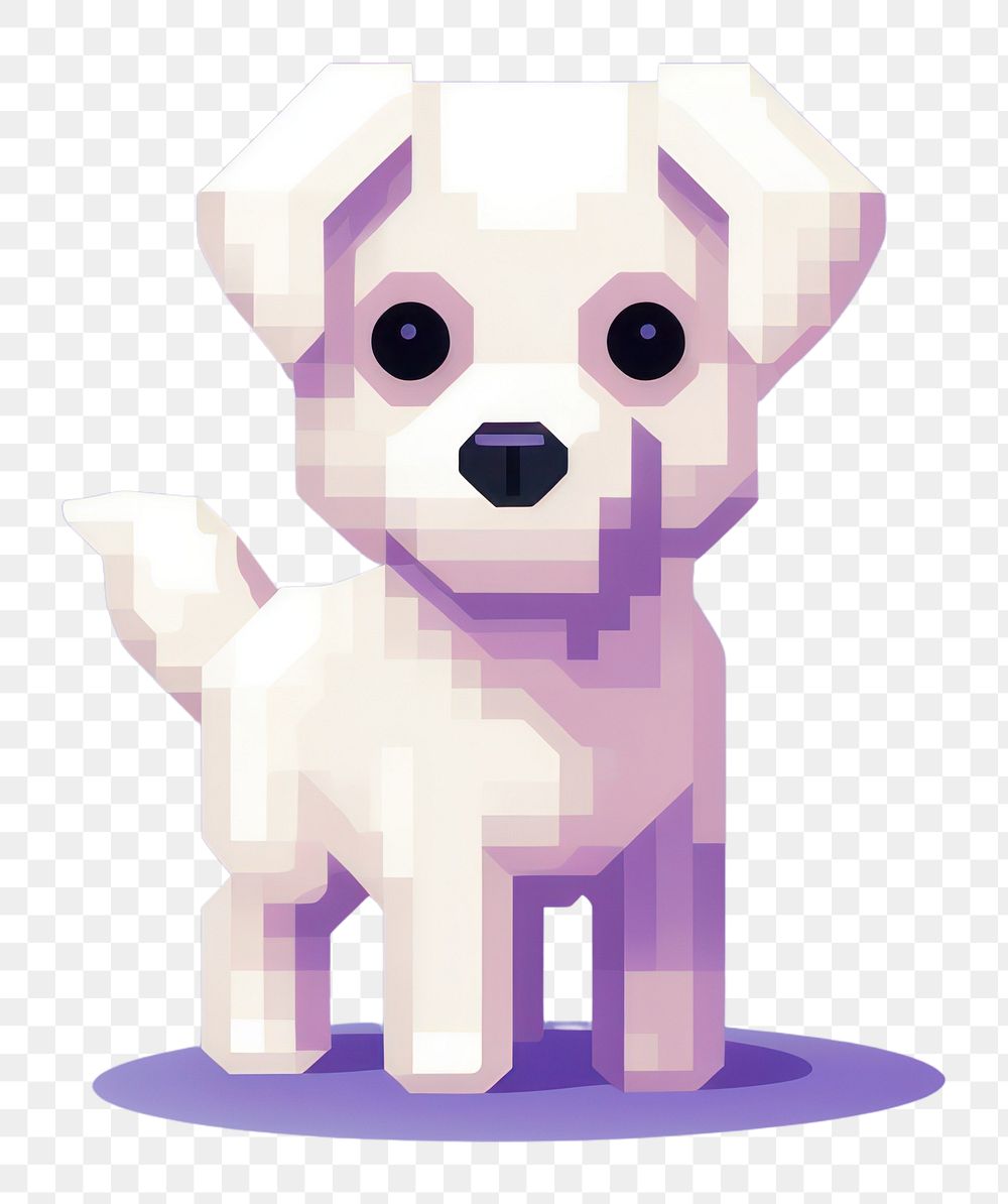 PNG Dog pixel animal mammal puppy.