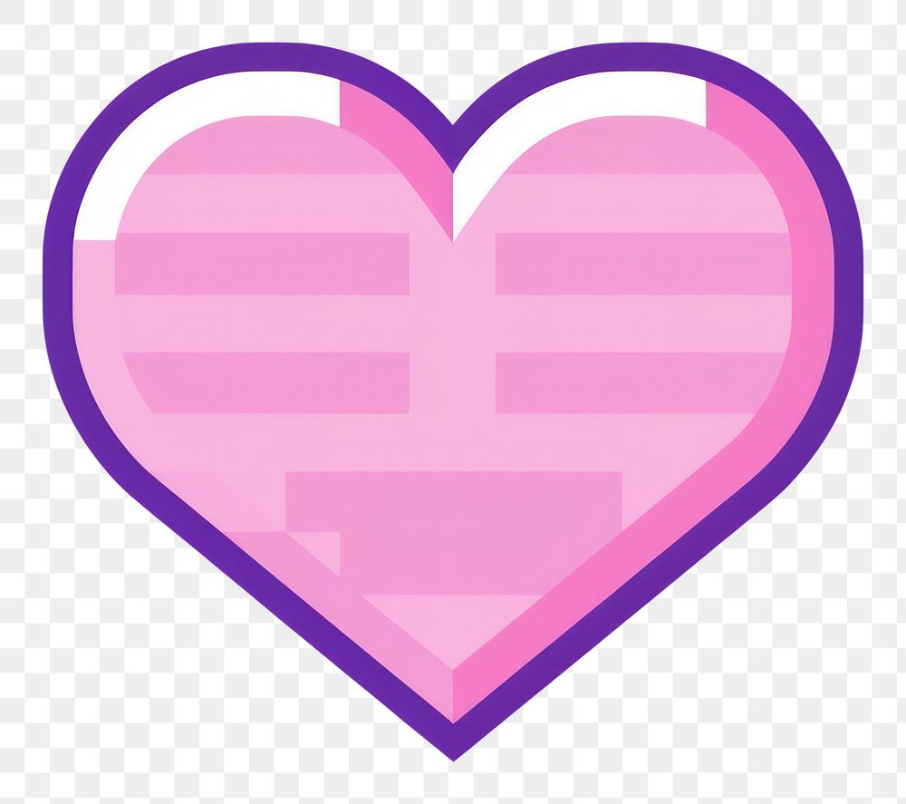 PNG Pink heart purple shape lavender.