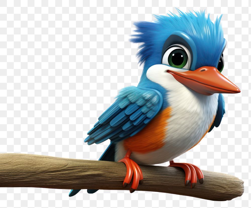 PNG Kingfisher cartoon animal bird.
