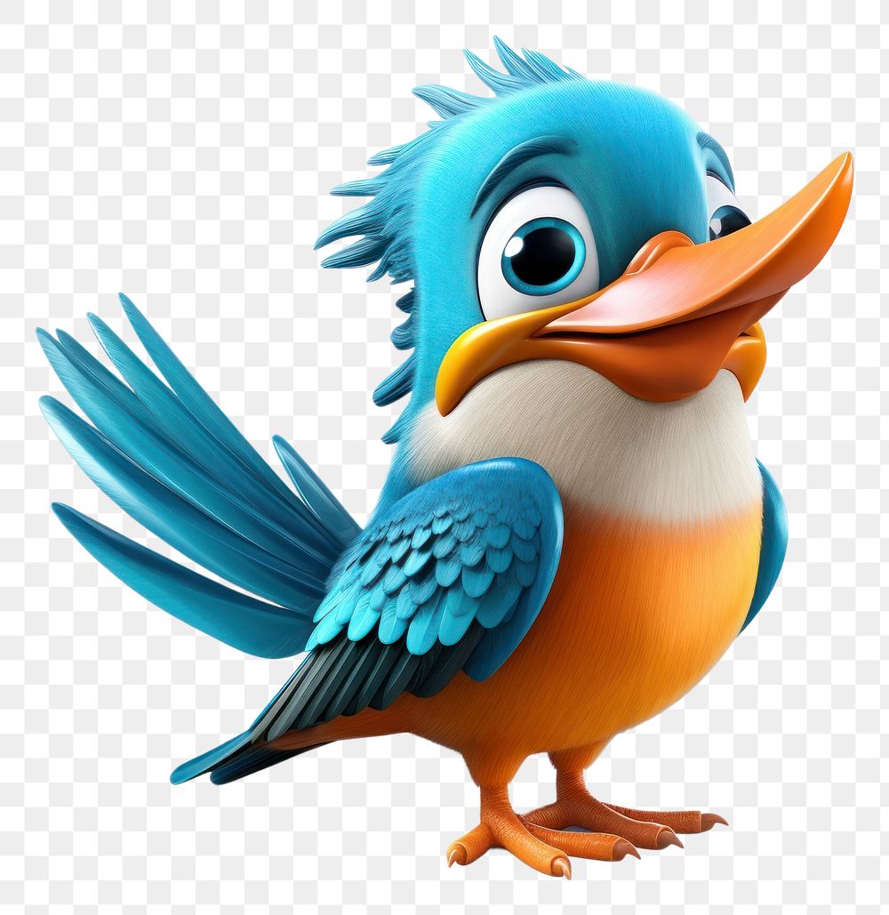 PNG Kingfisher cartoon animal bird.