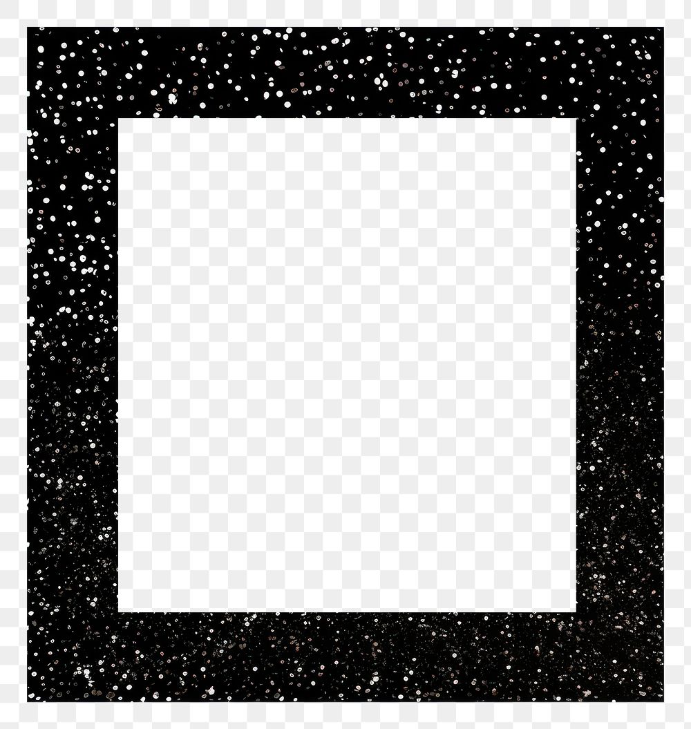 PNG Square icon shape black white background.