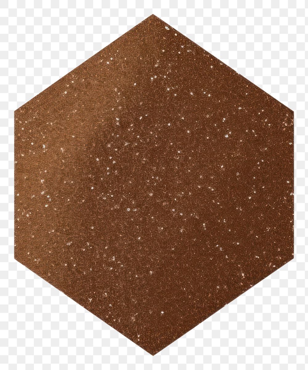 PNG Octagon icon shape brown soil.