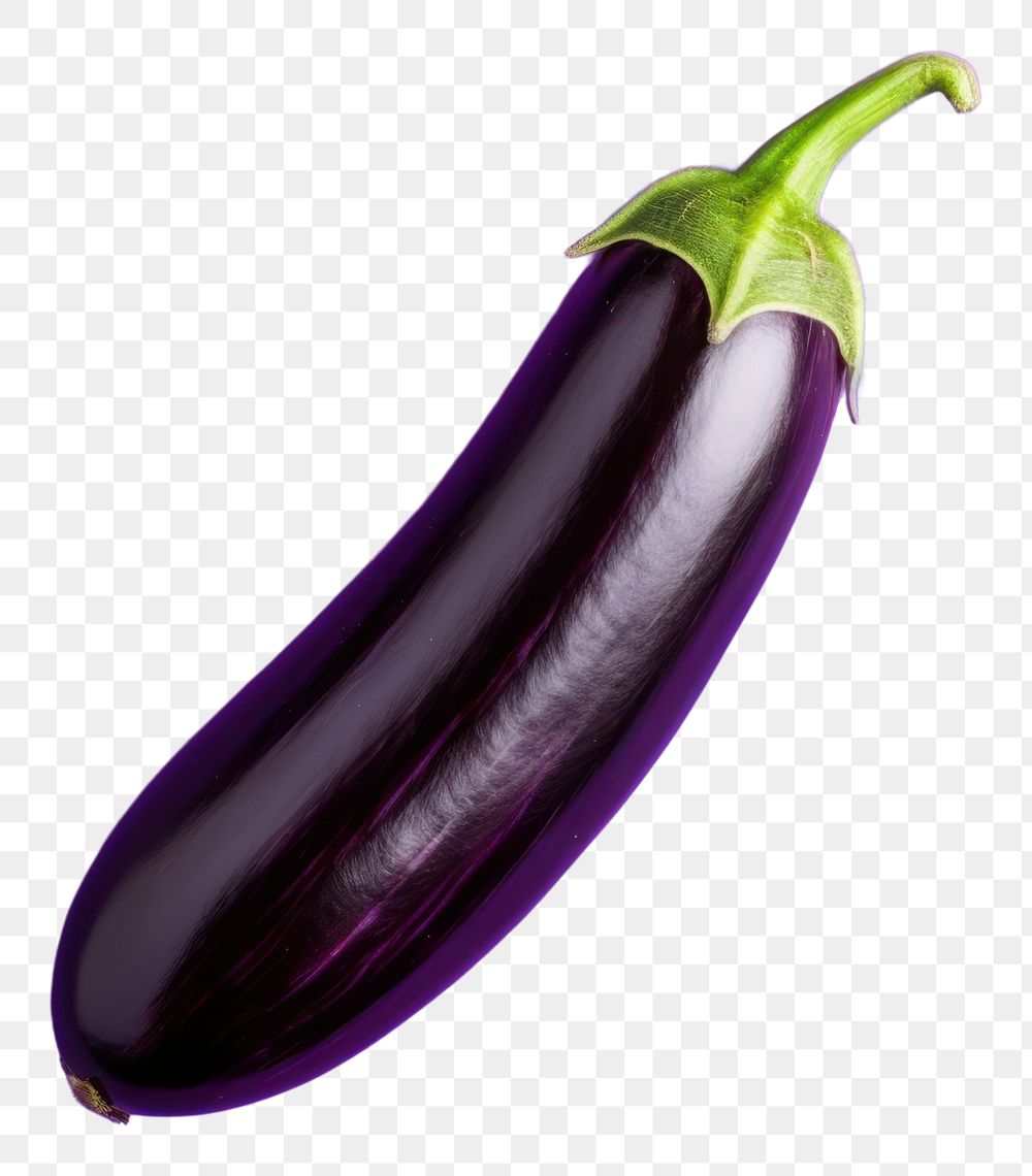 PNG Eggplant vegetable purple food.