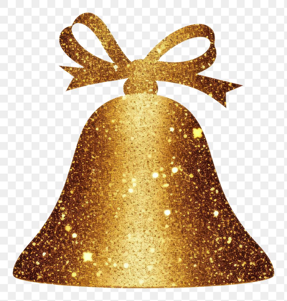 PNG Bell icon shape gold white background.