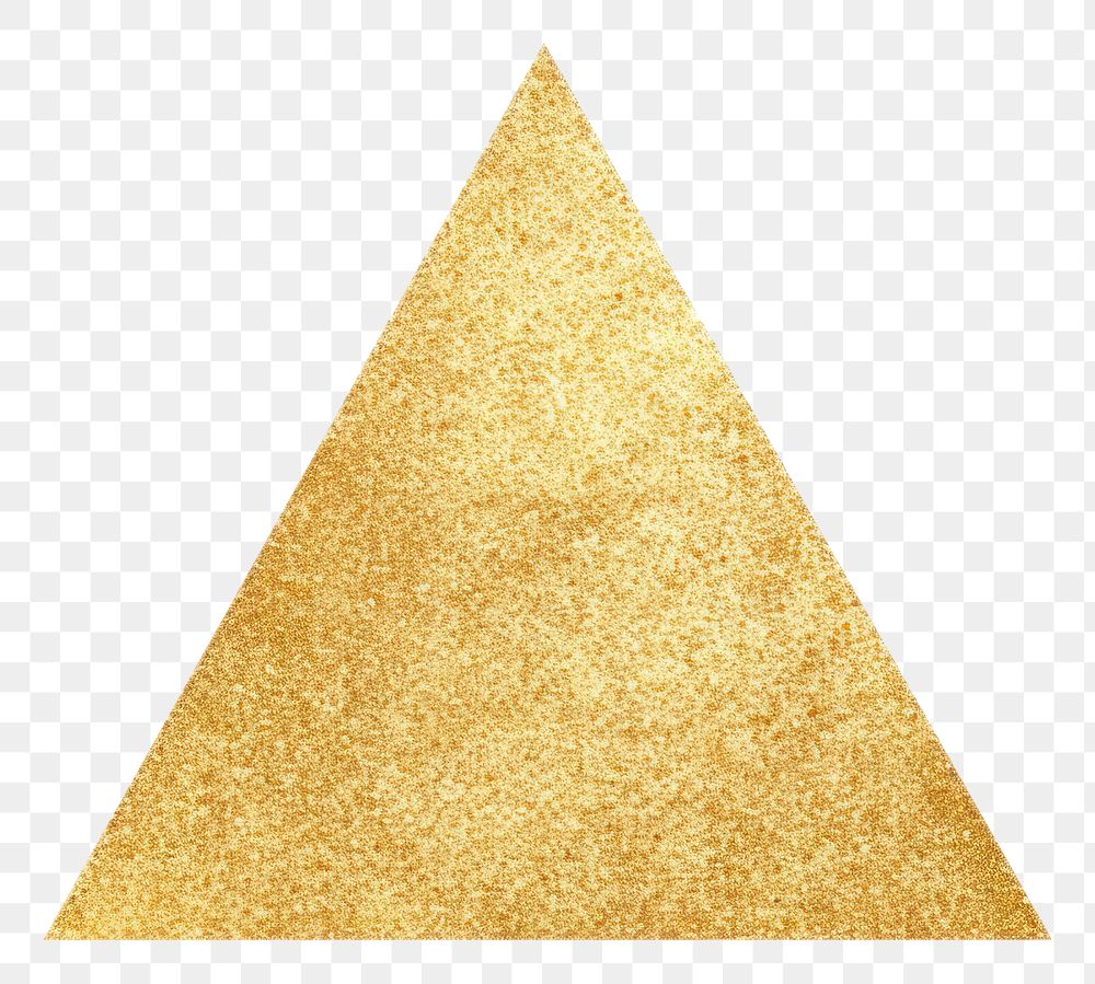 PNG Triangle icon backgrounds shape gold.