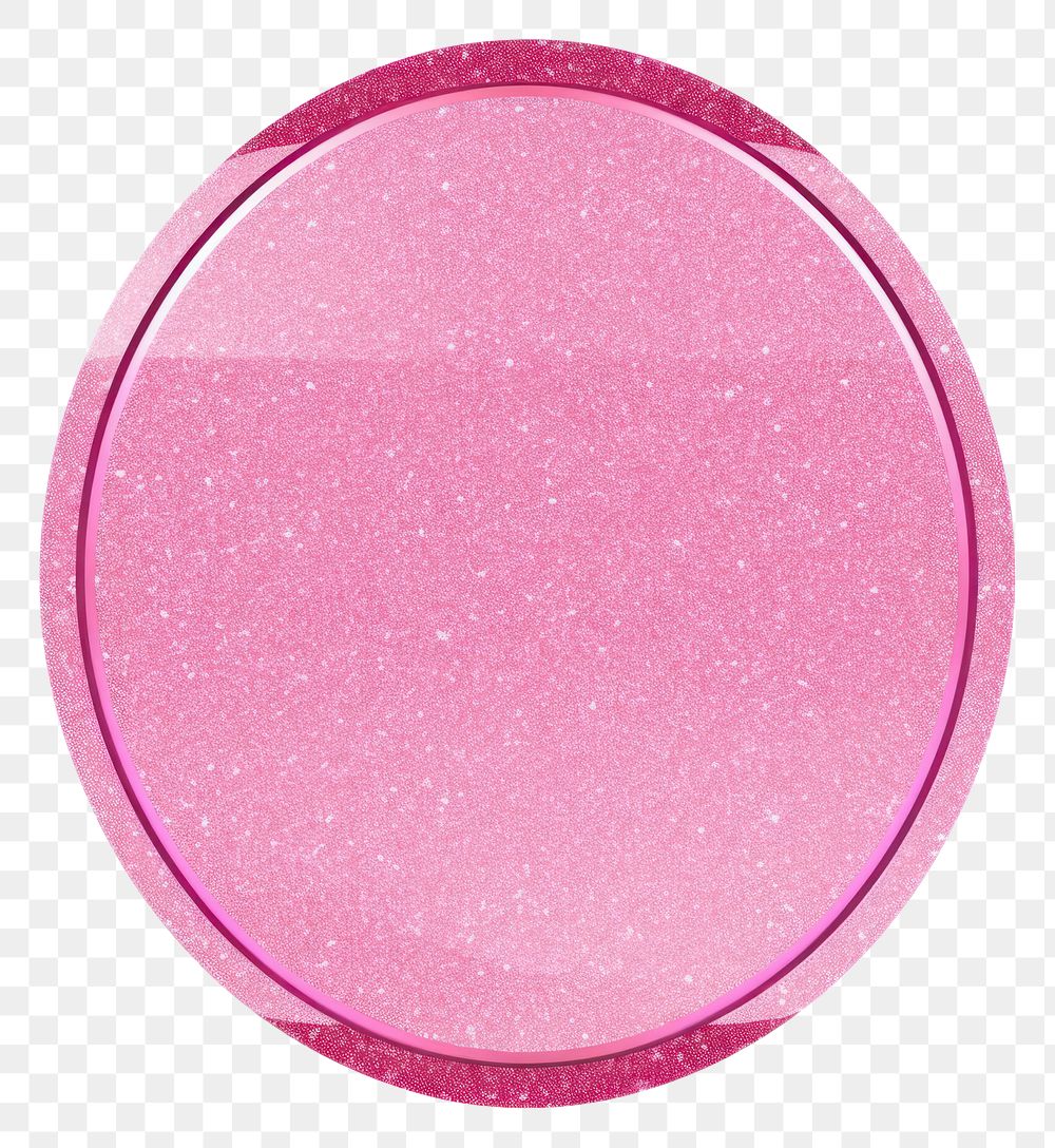 PNG Oval icon cosmetics glitter shape.