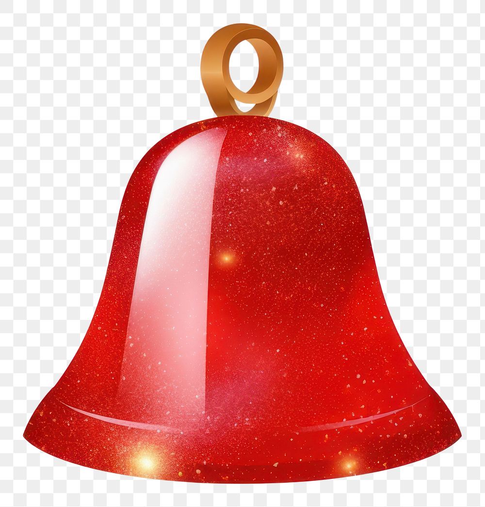PNG Bell icon shape red white background.