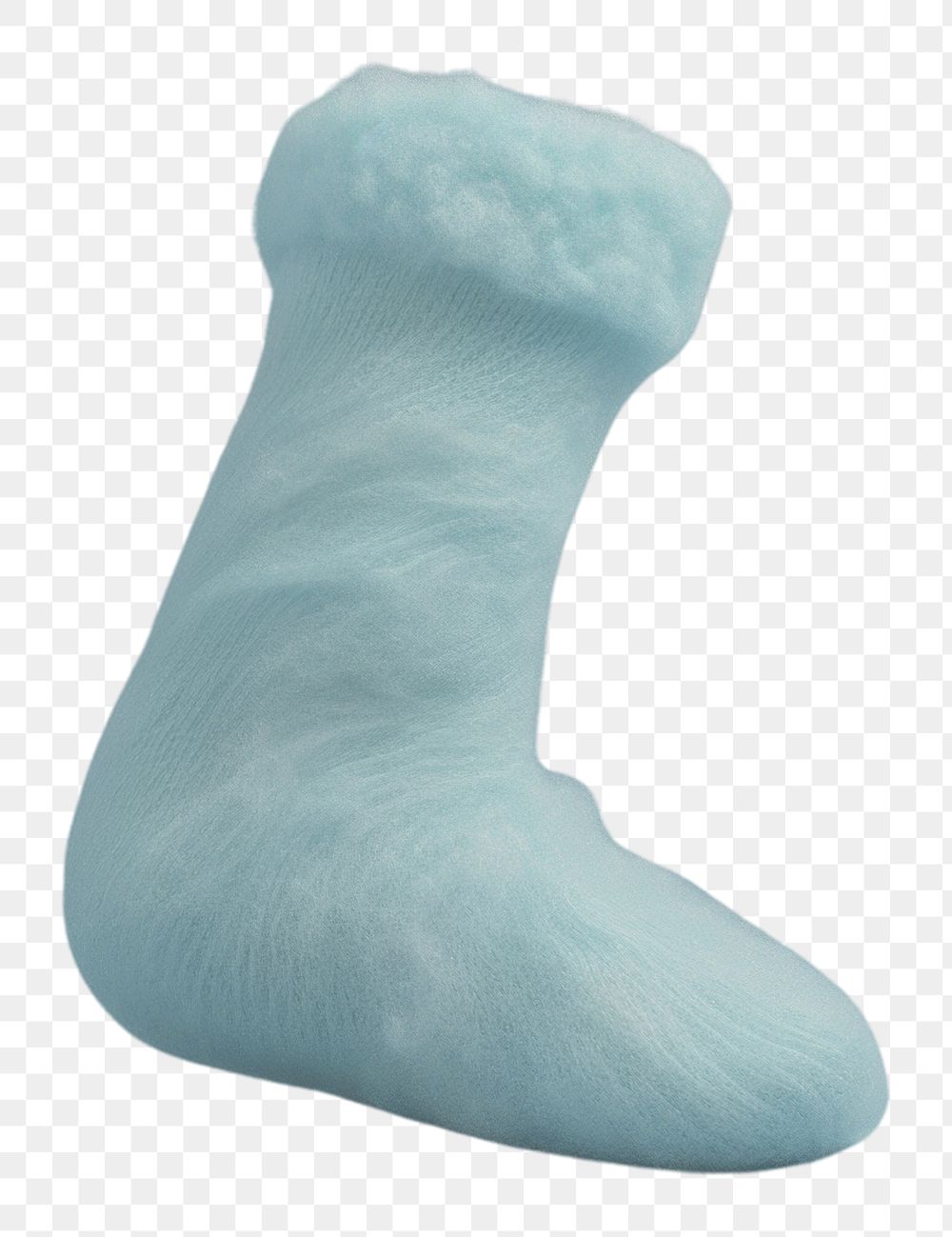 PNG Sock christmas softness clothing.