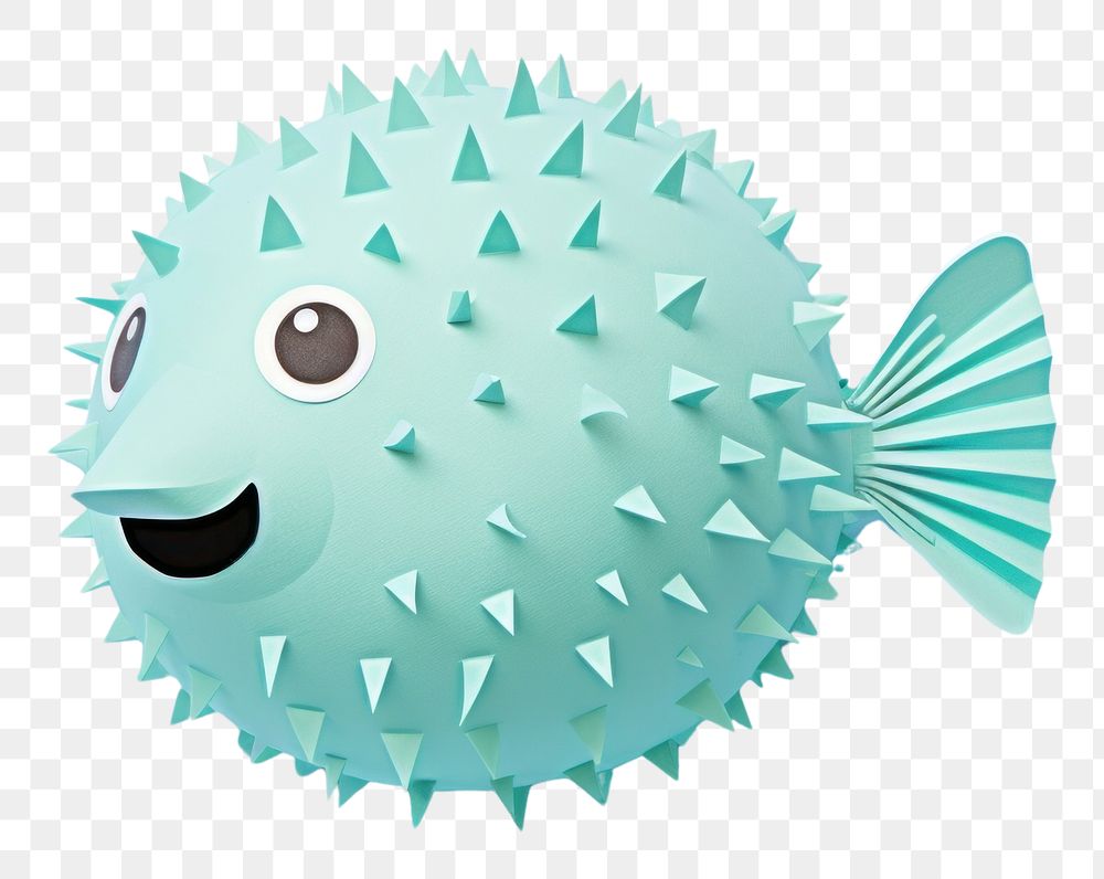PNG Puffer fish animal anthropomorphic representation.