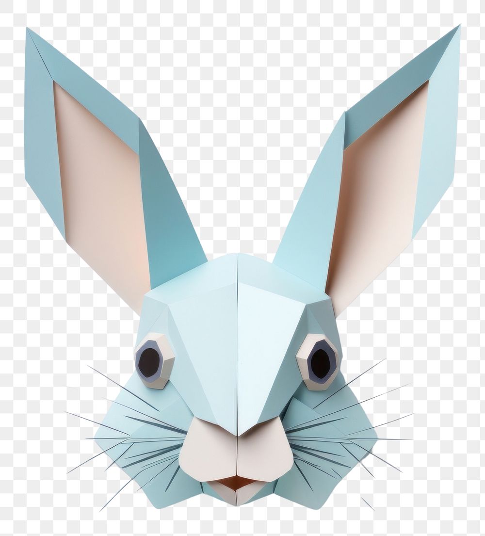 PNG Rabbit art origami animal.