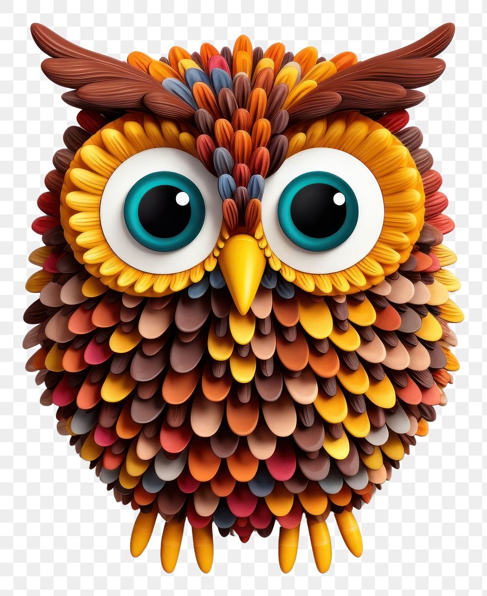 PNG Cute owl crayon art white background anthropomorphic.