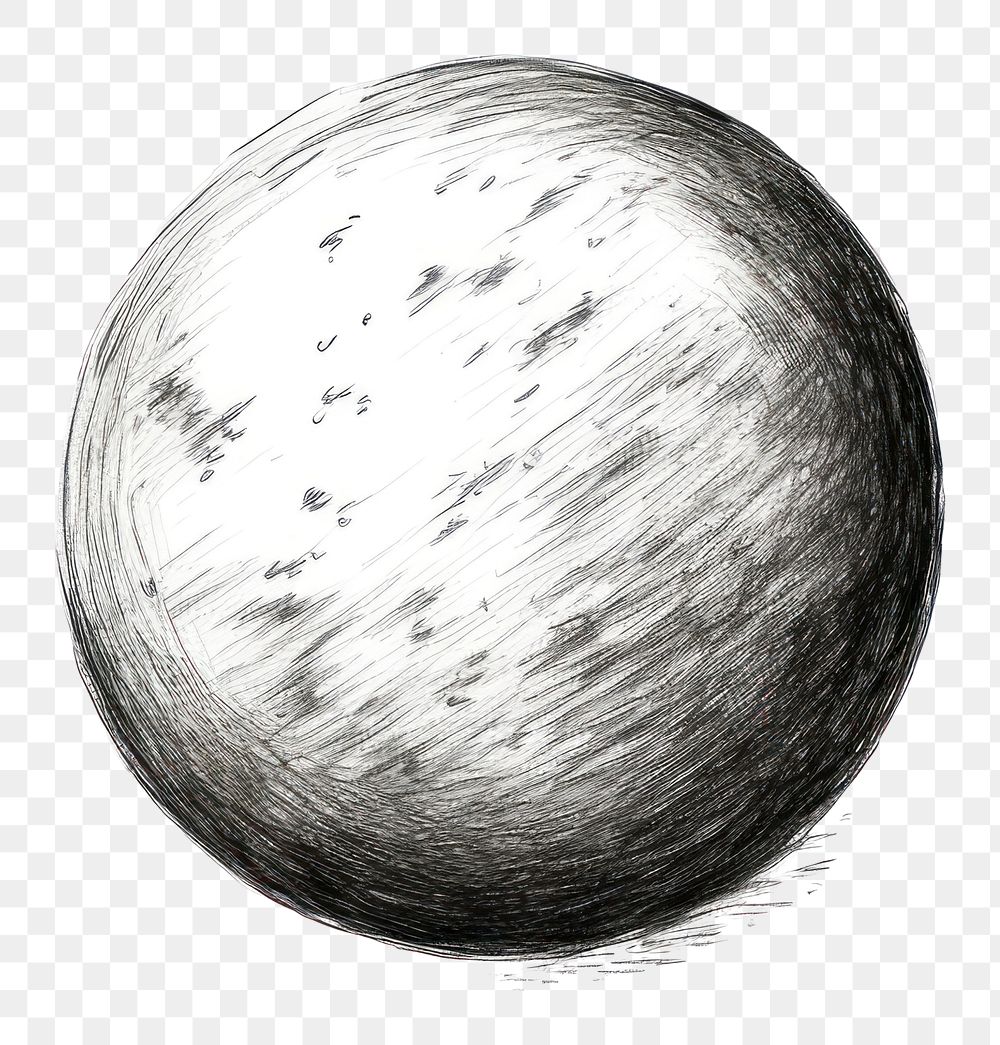 PNG Orb drawing sphere sketch.