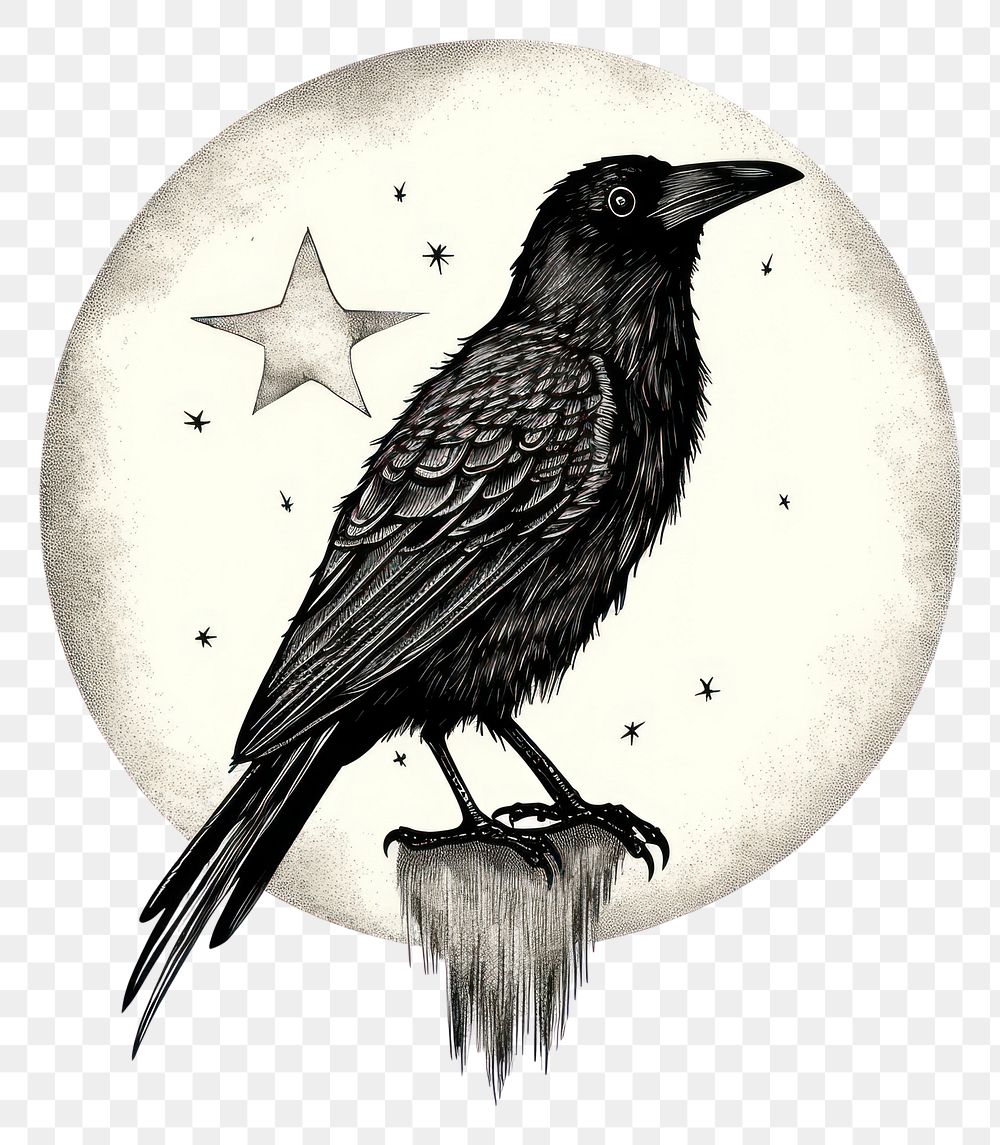 PNG Crow drawing blackbird astronomy.